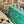 Load image into Gallery viewer, Wheel thrown bowl with cream interior and celadon glaze and muted chatter texture on exterior_close up
