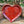 Load image into Gallery viewer, Heart shaped textured trinket dish with red glaze_alt view
